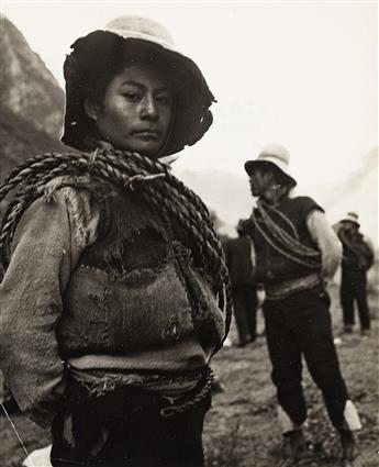 JOHN COLLIER JR. (1913-1992) Group of 9 photographs, including work from Ecuador and Peru.